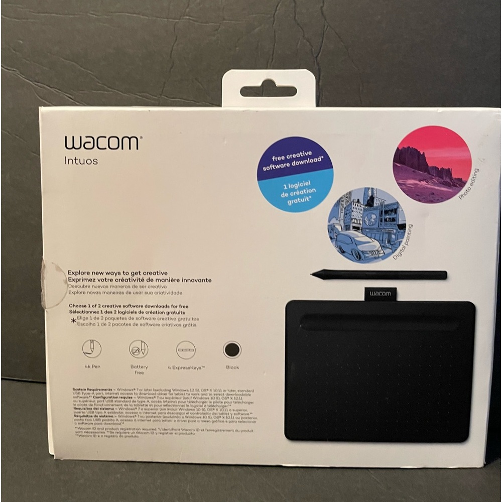 Wacom Intuos Small Graphics Drawing Tablet, includes Training & Software - Picture 2 of 5